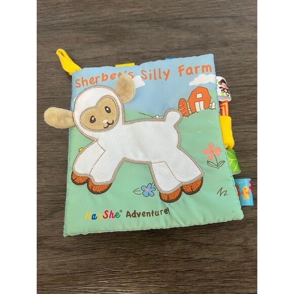 Sherbert The Lamb Soft Book with Sensory‎ Tags - Picture 1 of 4